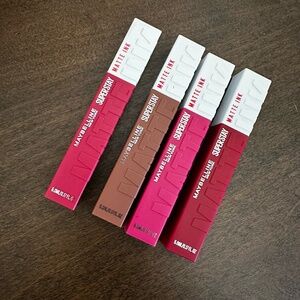 NEW BUNDLE SUPER STAY MATTE INK LIQUID LIPSTICK $52 Value